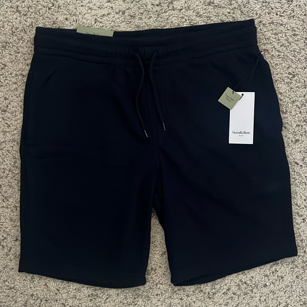 ⭐️ NEW WITH TAGS 🏷️ , NEVER WORN MENS M NAVY GOODFELLOW & CO SHORTS